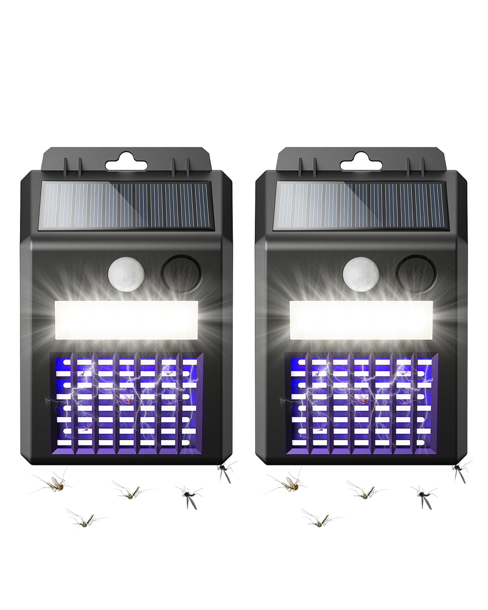 Peepst Solar Bug Zapper Outdoor front view with UV light