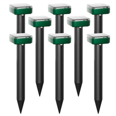 Peepst Solar Powered Mole Repeller front view, Jade colour