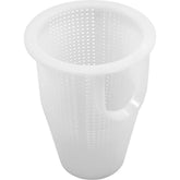 Pentair 070387 strainer basket front view, black plastic