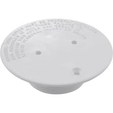 Pentair Floor Plate Sta-Rite Inlet 8428 front view in white