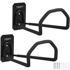 PeoMev Heavy Duty Hose Hanger wall mount holder side view
