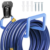 PeoMev Hose Holder Wall Mount Blue with screws and anchors