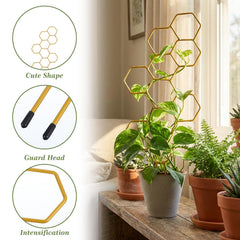 PEOVLVN Small Trellis installed in a potted plant