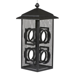 Perky-Pet Fly-Thru Bird Feeder in black color