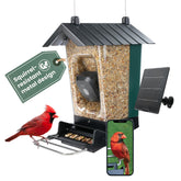 Perky-Pet Solar Powered Smart Bird Feeder with camera front view
