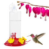 Perky-Pet Window Mount Hummingbird Feeder front view with iridescent colour