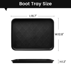 PETABBY Boot Tray showing anti-slip pads on the bottom