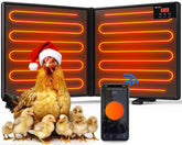 PETNF Chicken Coop Heater front view, black finish