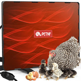PETNF Chicken Coop Heater front view, light black colour