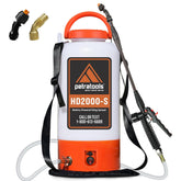 Petra HD2000-S 2 Gallon Battery Sprayer front view in white
