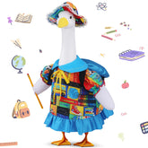 Pextian 23-inch back to school goose outfit with school elements
