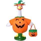Pextian 23-inch pumpkin porch goose outfit with costume and bag