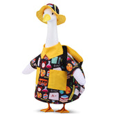 Pextian Back to School Goose Outfit with hat, skirt, and school bag