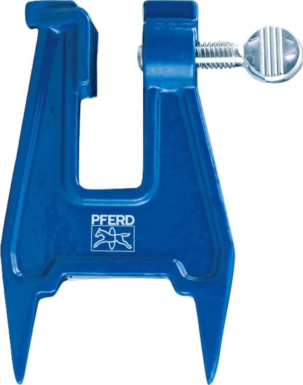 PFERD Chainsaw Bar Filing Vise 17080 front view with sturdy clamp