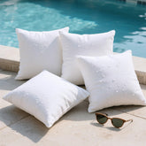 Phantoscope 18x18 outdoor pillow insert in pure white