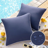 Phantoscope outdoor waterproof pillow cover dark blue front view