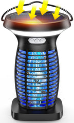 PhatroyYee Solar Bug Zapper black model front view