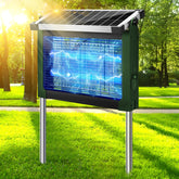 PhatroyYee Solar Bug Zapper front view, green color