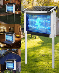 PhatroyYee Solar Bug Zapper front view, white
