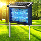 PhatroyYee Solar Bug Zapper front view with solar panel