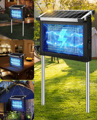 PhatroyYee Solar Bug Zapper front view with solar panel
