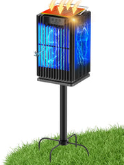 PhatroyYee Solar Bug Zapper Outdoor back view