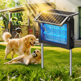PhatroyYee Solar Bug Zapper outdoor front view