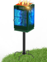 PhatroyYee Solar Bug Zapper outdoor view with olive colour