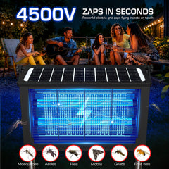 PhatroyYee Solar Bug Zapper with ground stake