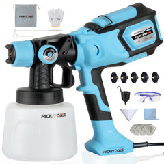 PICKITOLES 1000W HVLP Paint Sprayer Navy front view