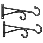 pickpiff 10 inch plant hanger hook black front view