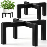 pickpiff Plant Stand 2-Pack black metal stands front view