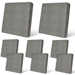 pickyNproud 8Pcs Cushion Covers in Charcoal Gray front view