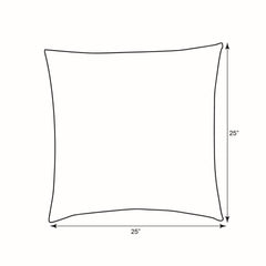 Pillow Perfect Gregoire Floral Floor Pillow side view