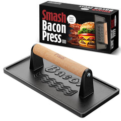 Pisol Cast Iron Smash Burger Press front view