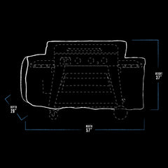 PIT BOSS Griddle Cover packaging display
