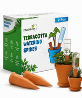 PlanKKers Self Watering Spikes terracotta front view