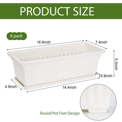 Plant labels and mini garden tools included with HOXHA planter