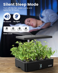 Plant pots and seeds included in iDOO Hydroponics kit