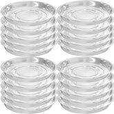 Planterhoma 20-inch clear plant saucer front view