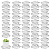 Planterhoma 8-inch clear plant saucer front view