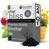plantonix Char Bliss 24 Qt organic biochar soil amendment front view