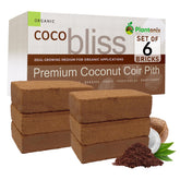 Plantonix Coco Coir 650gm Bricks pack front view