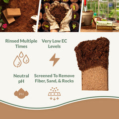 Plantonix Coco Coir brick inside packaging