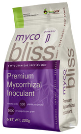 Plantonix Myco Bliss Powder 200g front view packaging