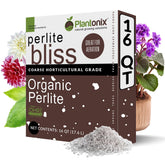 Plantonix Perlite Bliss 16 Qts front view with packaging