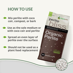 Plantonix Perlite Bliss 16 Qts in a gardening setup
