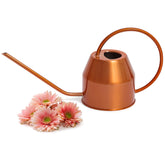 Plexon Rose Gold Watering Can front view with long spout