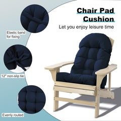 PNP HWJIAJU Adirondack chair cushion dark blue side view