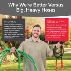 Pocket Hose Expandable Garden Hose 75 FT in the garden